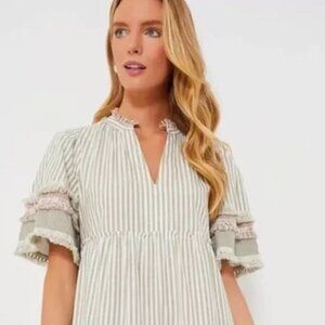 *SOLD*Tuckernuck Crawford Dress Cotswold Stripe Large